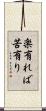 楽有れば苦有り Scroll
