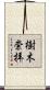 樹木崇拝 Scroll