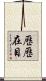 歷歷在目 Scroll