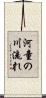 河童の川流れ Scroll