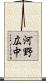 河野広中 Scroll