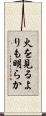 火を見るよりも明らか Scroll
