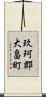 玖珂郡大畠町 Scroll