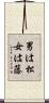 男は松女は藤 Scroll