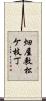 畑屋敷松ケ枝丁 Scroll