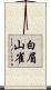 白眉山雀 Scroll
