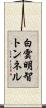 白雲明智トンネル Scroll
