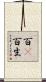百卽百生 Scroll