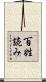 百姓読み Scroll