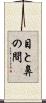 目と鼻の間 Scroll