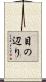 目の辺り Scroll