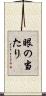 眼の当たり Scroll