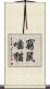 窮鼠噛猫 Scroll