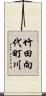 竹田向代町川 Scroll