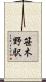 笹木野駅 Scroll