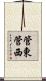 管東管西 Scroll