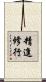 精進修行 Scroll