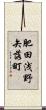 肥田浅野矢落町 Scroll