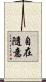 自在隨意 Scroll