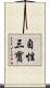 自性三寶 Scroll