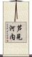 芦見河内 Scroll