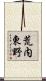 荒内東野 Scroll