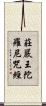 莊嚴王陀羅尼咒經 Scroll