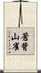 蒼背山雀 Scroll