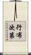 行布次第 Scroll