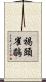 褐頭雀鶥 Scroll