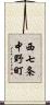 西七条中野町 Scroll