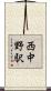 西中野駅 Scroll
