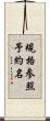 規格参照予約名 Scroll