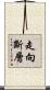 走向斷層 Scroll