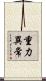 重力異常 Scroll