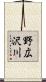 野広沢川 Scroll