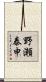 野瀬泰申 Scroll