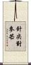 針尖對麥芒 Scroll