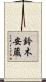 鈴木安蔵 Scroll