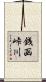 銭函峠川 Scroll