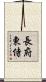 長府東侍 Scroll