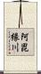 阿毘縁川 Scroll