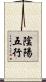 陰陽五行 Scroll