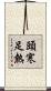 頭寒足熱 Scroll
