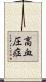 高血圧症 Scroll