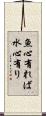 魚心有れば水心有り Scroll