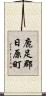 鹿足郡日原町 Scroll