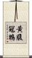 黃腹冠鵯 Scroll