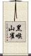 黑喉山雀 Scroll