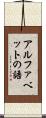 アルファベットの語 Scroll